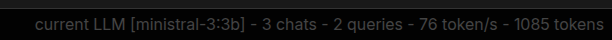 OOLIS Status bar